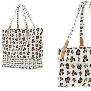 NEW Victoria's Secret VS Leopard Tote Bag